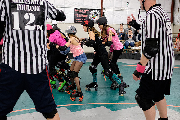 Evil Angels vs. Poison Skid'les.