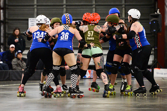 Derby Liberation Front vs. Sockit Wenches.