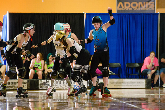 West Sound Rollergirls vs. NWO Honey Badgers