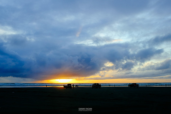 Sunset at Ocean Shores.
