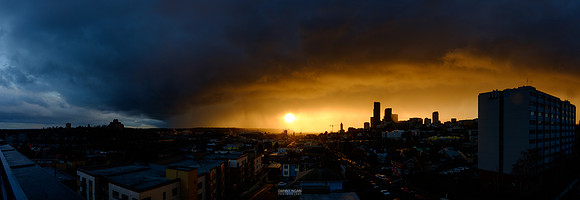 Here comes the storm. Seattle, WA. March 2016.
