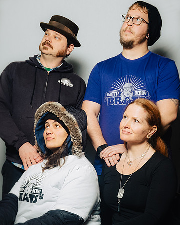 Rhino, Groves, Clobberin' Mame, and Lu Scannon (Coaches)