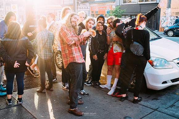 Rain Fest attendees at Neumos. Seattle, WA. May 2016.