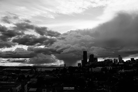 Late spring storm. Seattle, WA. June 2016.