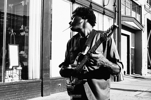 Channeling Jimi. Seattle, WA. August 2016.