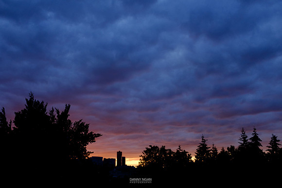 Thursday sunset. Seattle, WA. July 2016.