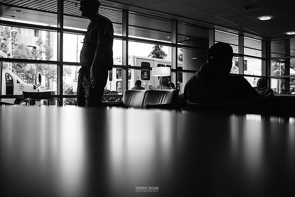 In the waiting room at Swedish First Hill. Seattle, WA. Septembe