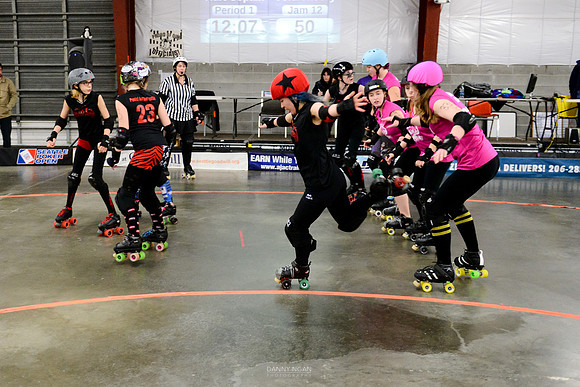 Evil Angels vs. Poison Skid'les.