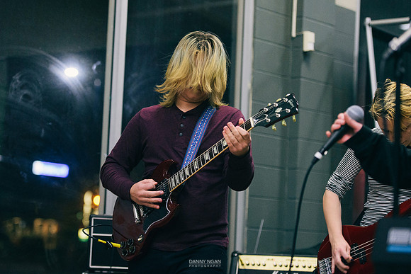 School of Rock performs during the break at Winter WonderSlam.
