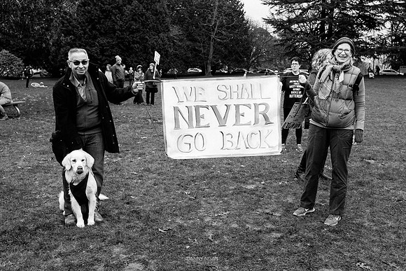 Seattle Women March Against Hate. Seattle, WA. December 2016.