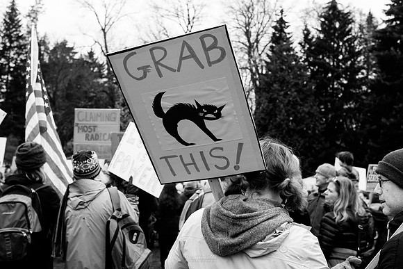 Seattle Women March Against Hate. Seattle, WA. December 2016.