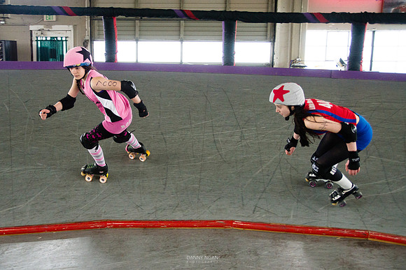 Tilted Thunder Rail Peeps vs. Rose City Rosebuds
