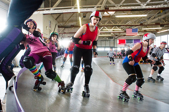 Tilted Thunder Rail Peeps vs. Rose City Rosebuds