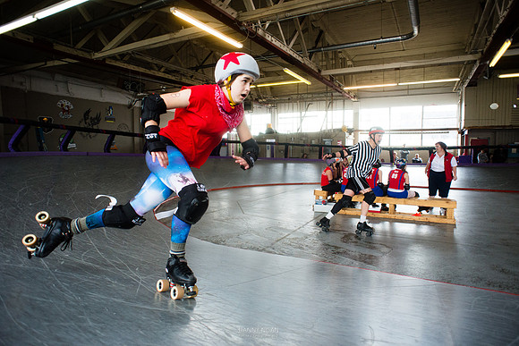 Tilted Thunder Rail Peeps vs. Rose City Rosebuds