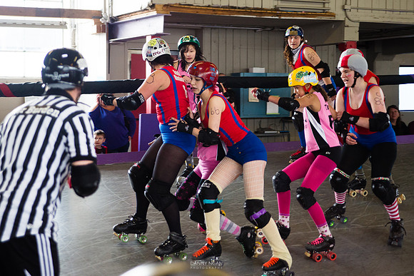 Tilted Thunder Rail Peeps vs. Rose City Rosebuds