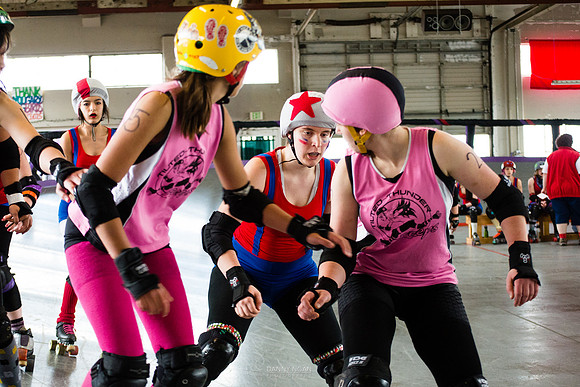Tilted Thunder Rail Peeps vs. Rose City Rosebuds
