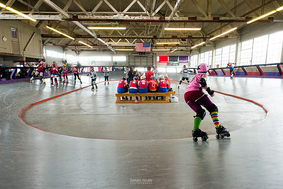 Tilted Thunder Rail Peeps vs. Rose City Rosebuds