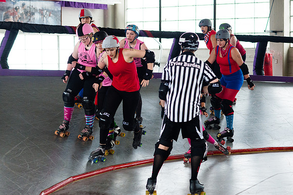 Tilted Thunder Rail Peeps vs. Rose City Rosebuds