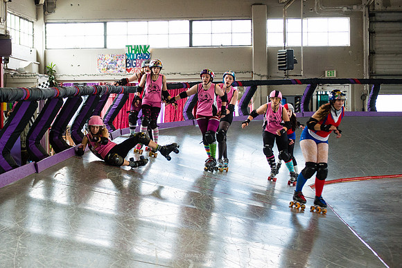Tilted Thunder Rail Peeps vs. Rose City Rosebuds