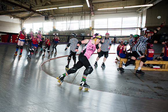Tilted Thunder Rail Peeps vs. Rose City Rosebuds