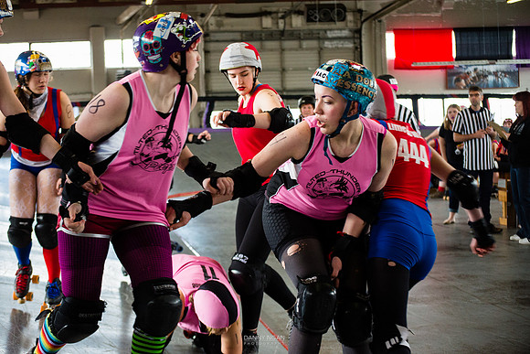 Tilted Thunder Rail Peeps vs. Rose City Rosebuds