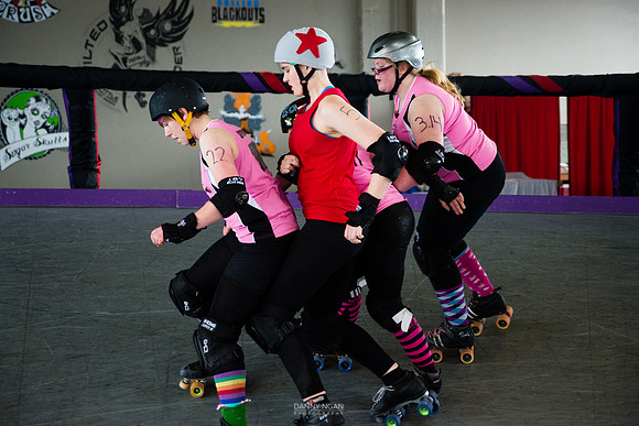 Tilted Thunder Rail Peeps vs. Rose City Rosebuds