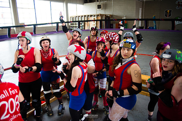 Tilted Thunder Rail Peeps vs. Rose City Rosebuds