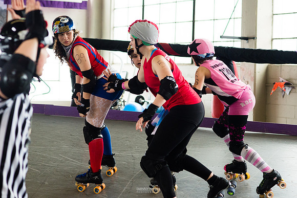 Tilted Thunder Rail Peeps vs. Rose City Rosebuds