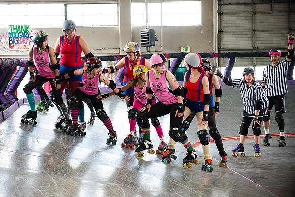 Tilted Thunder Rail Peeps vs. Rose City Rosebuds