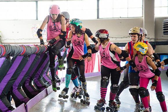 Tilted Thunder Rail Peeps vs. Rose City Rosebuds
