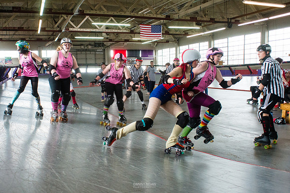 Tilted Thunder Rail Peeps vs. Rose City Rosebuds
