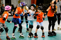 Orange Crush vs. Turquoise Terrors.
