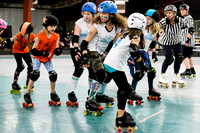 Orange Crush vs. Turquoise Terrors.
