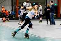 Orange Crush vs. Turquoise Terrors.