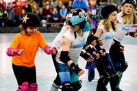 Orange Crush vs. Turquoise Terrors.