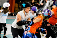 Orange Crush vs. Turquoise Terrors.