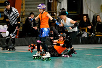 Orange Crush vs. Turquoise Terrors.