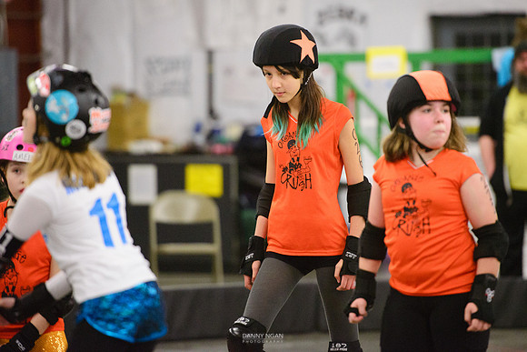 Turquoise Terrors vs. Orange Crush.