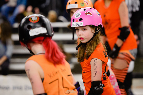 Orange Crush vs. Turquoise Terrors.