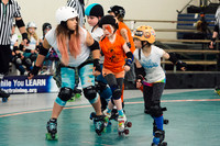 Orange Crush vs. Turquoise Terrors.