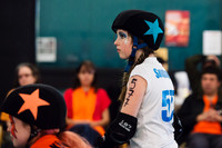 Orange Crush vs. Turquoise Terrors.