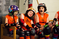 Orange Crush vs. Turquoise Terrors.