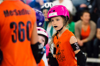 Orange Crush vs. Turquoise Terrors.