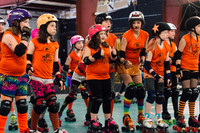 Orange Crush vs. Turquoise Terrors.