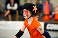 Orange Crush vs. Turquoise Terrors.