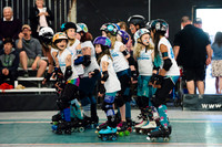 Orange Crush vs. Turquoise Terrors.