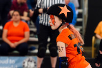 Orange Crush vs. Turquoise Terrors.