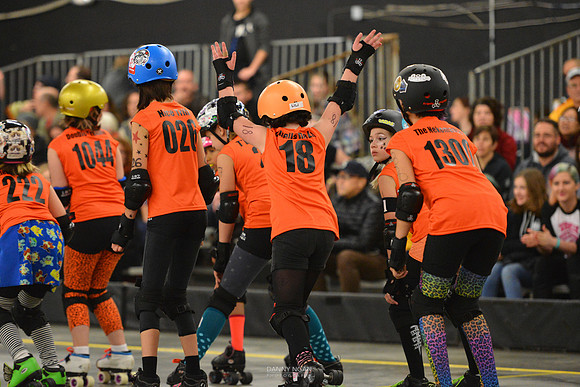 Orange Crush vs. Turquoise Terrors