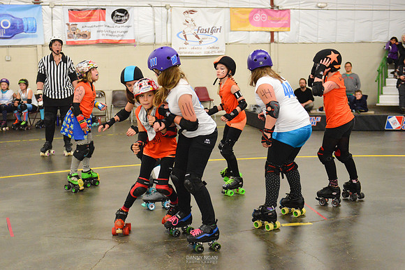 Orange Crush vs. Turquoise Terrors