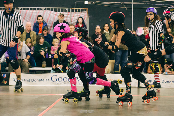 Evil Angels vs. Poison Skid'les.